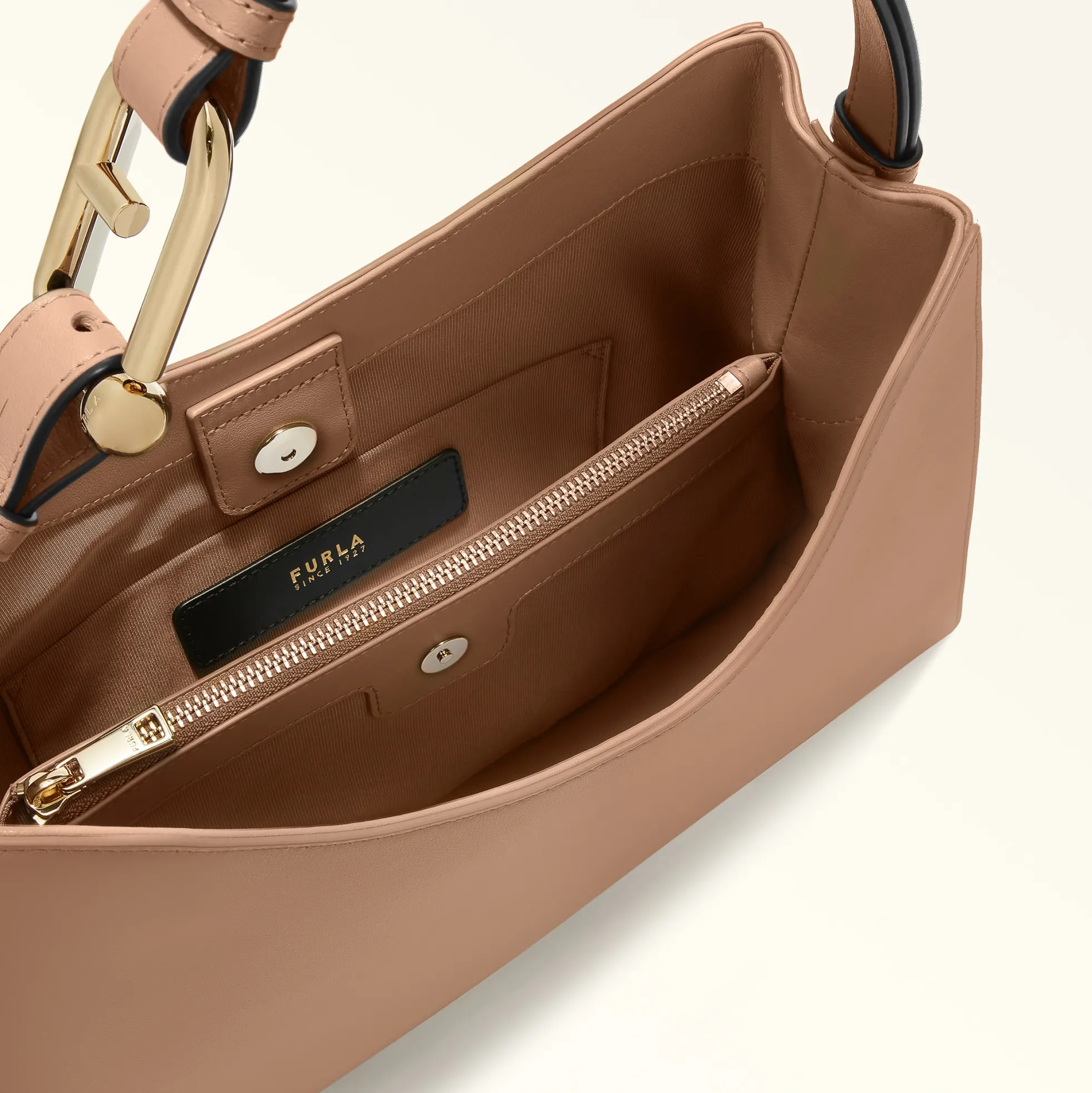Furla Shoulder Bags|Totes<Nuvola Shoulder Bag L greige