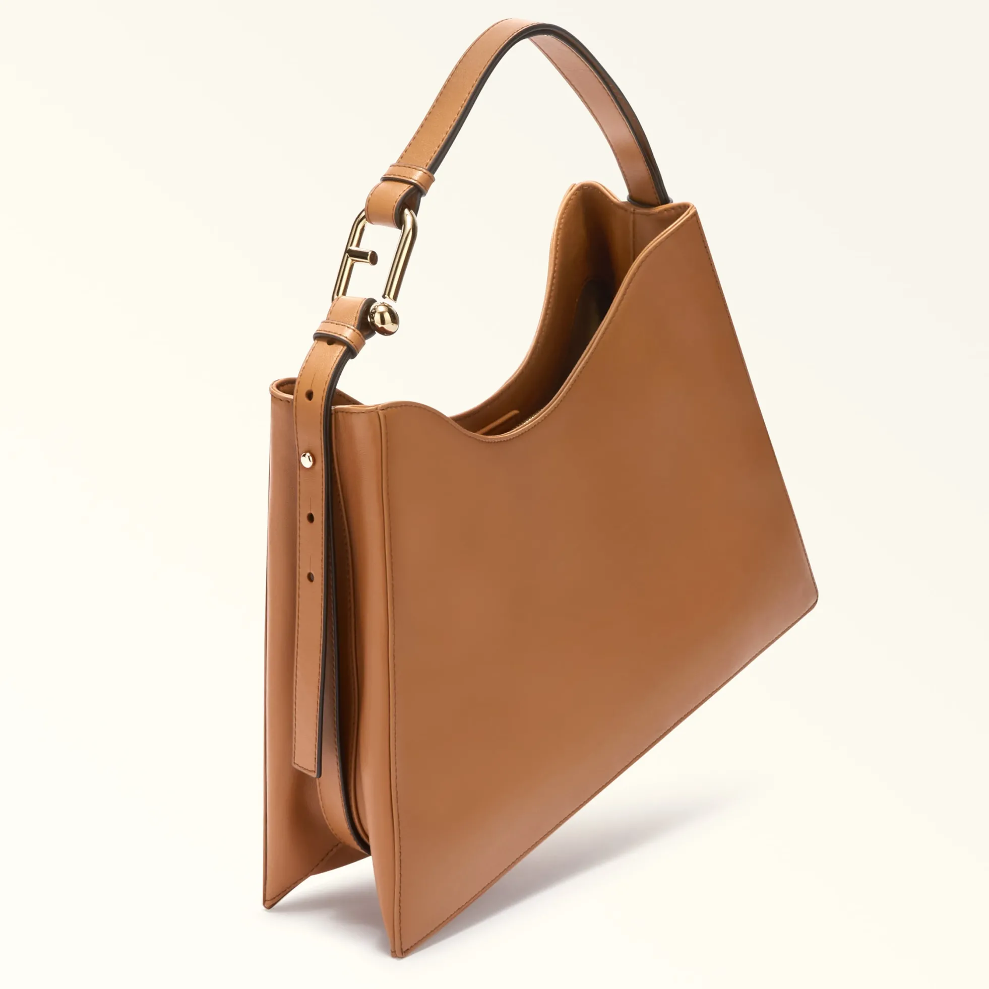 Furla Maxi Bags|Shoulder Bags<Nuvola Shoulder Bag L brandy