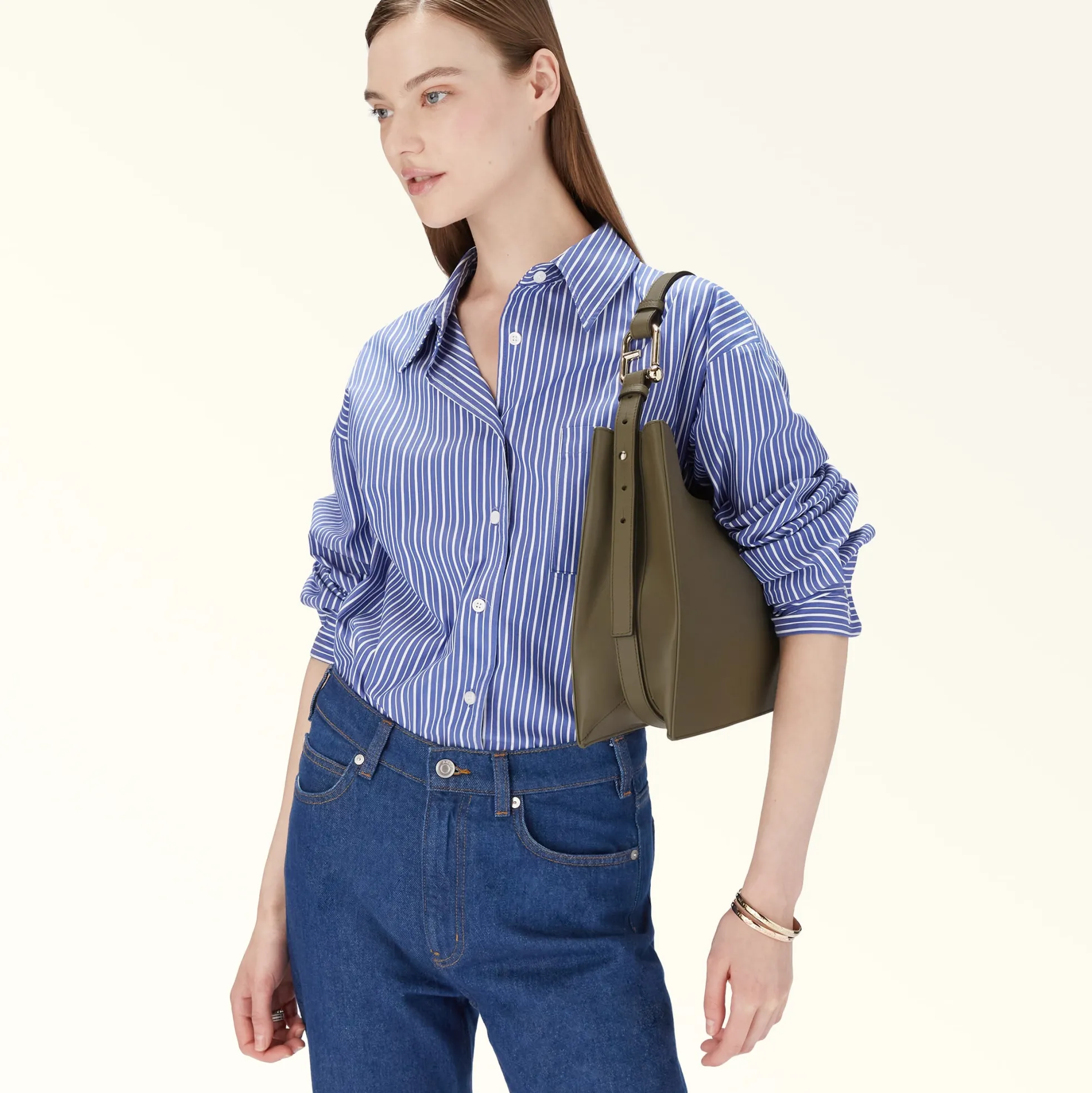 Furla Maxi Bags|Shoulder Bags<Nuvola Shoulder Bag L sage