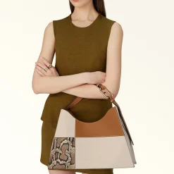 Furla Totes<Nuvola Shoulder Bag L toni brandy