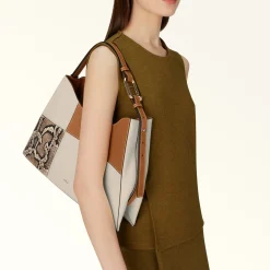 Furla Totes<Nuvola Shoulder Bag L toni brandy