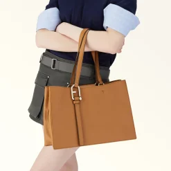 Furla Maxi Bags|Shoulder Bags<Nuvola Tote L brandy