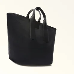 Furla Top Handles|Crossbodies<Piuma Tote L nero+vetiver