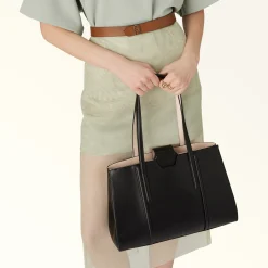 Furla The Black Bag Edit|Maxi Bags<Riva Tote L nero