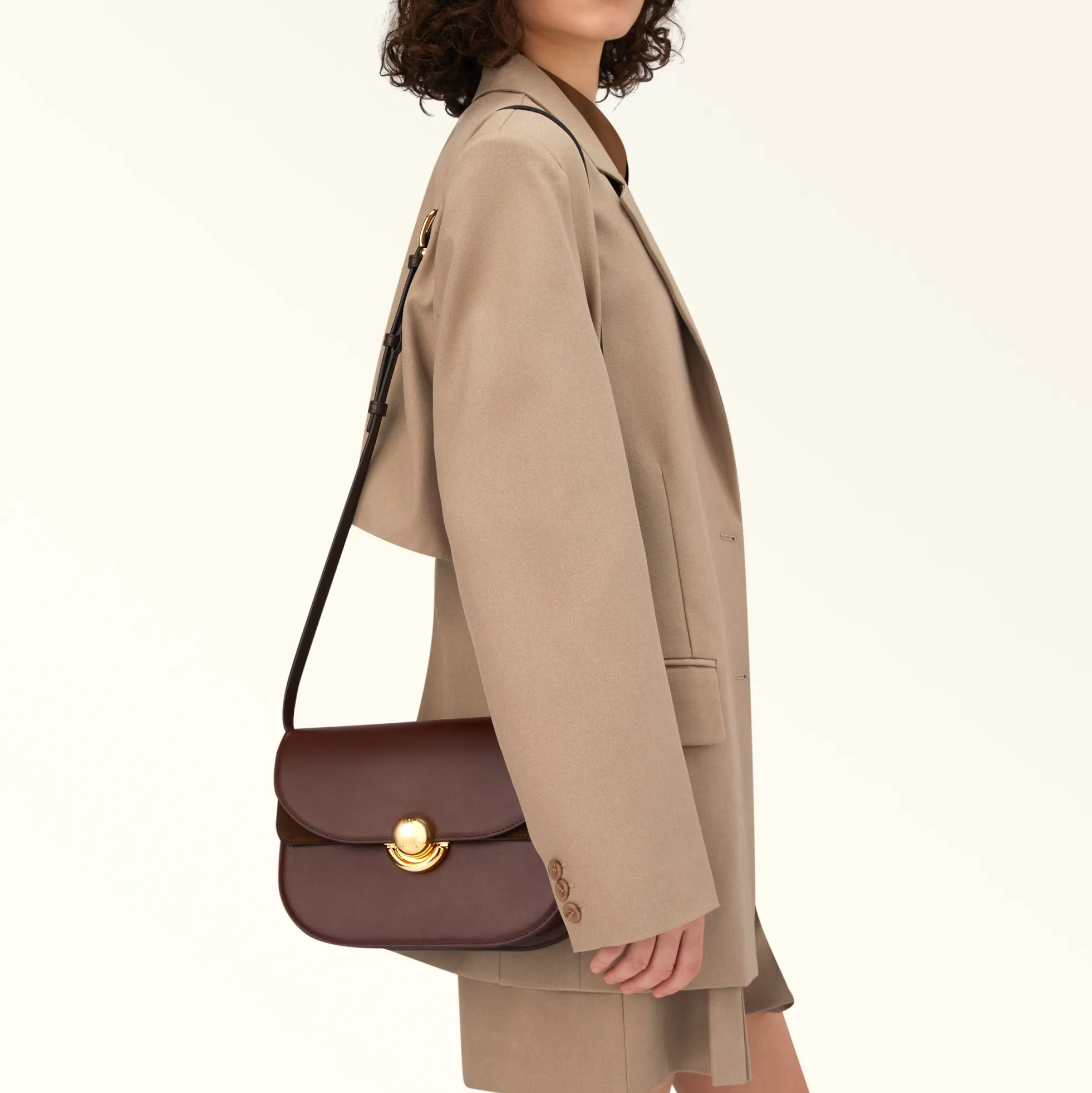Furla Crossbodies|Furla Sfera<Sfera Crossbody S cioccolato