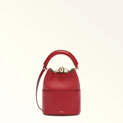 Furla Bucket Bags|Mini Bags And Pouches<Sfera Mini Bag lacca+azalea int.