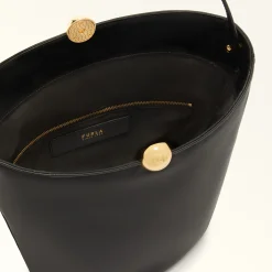 Furla The Black Bag Edit|Bucket Bags<Sfera Soft Bucket Bag S nero
