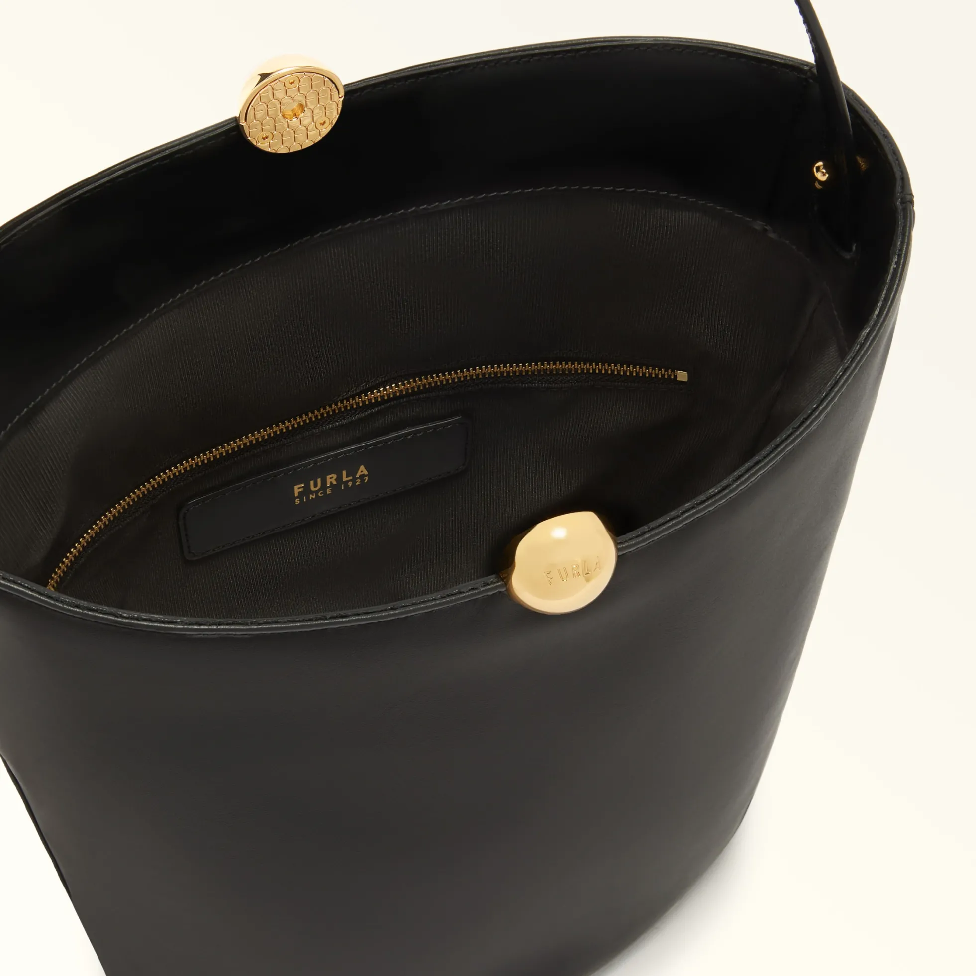 Furla The Black Bag Edit|Bucket Bags<Sfera Soft Bucket Bag S nero