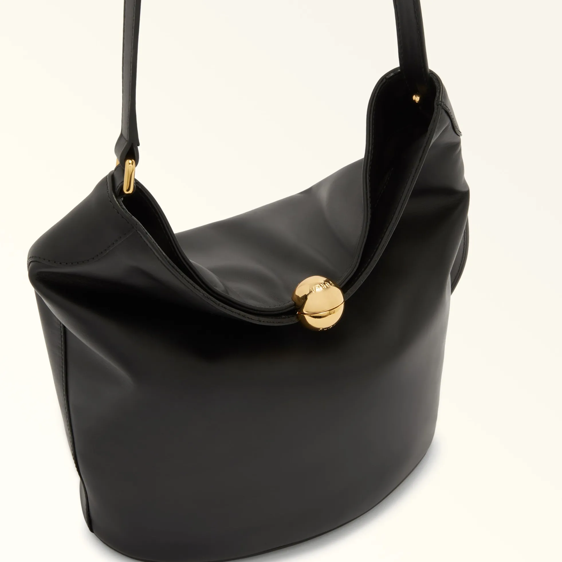 Furla The Black Bag Edit|Bucket Bags<Sfera Soft Bucket Bag S nero