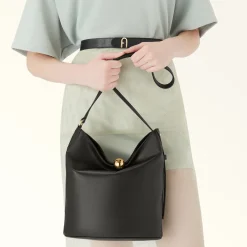 Furla The Black Bag Edit|Bucket Bags<Sfera Soft Bucket Bag S nero