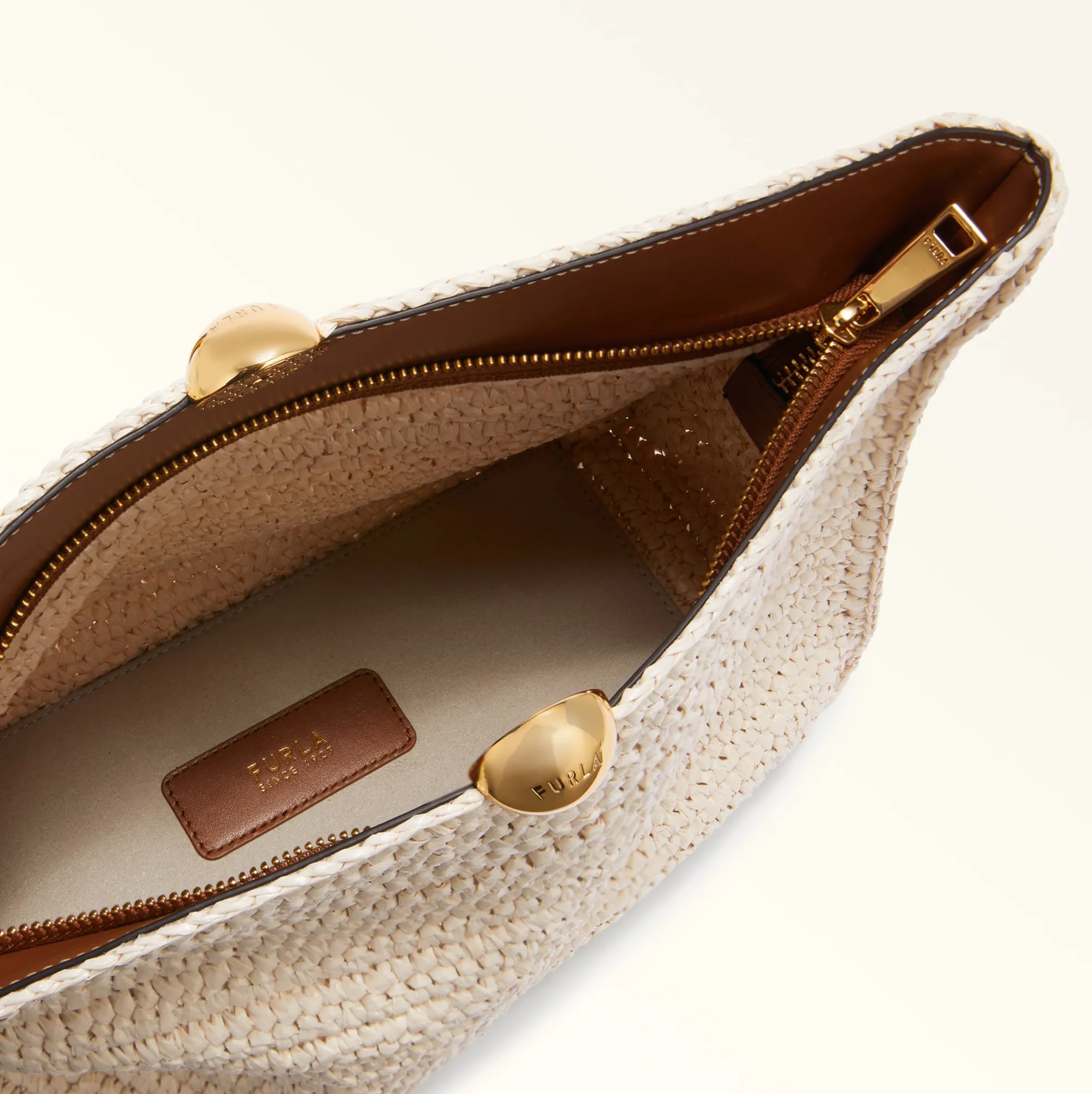 Furla Furla Sfera Soft<Sfera Soft Clutch M naturale