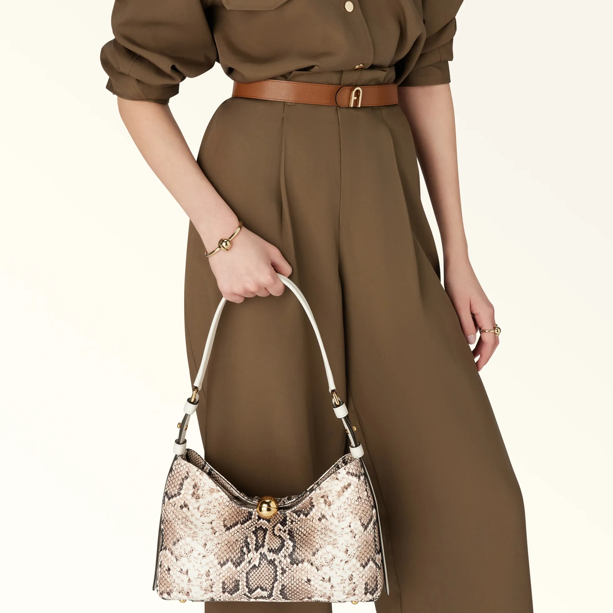 Furla Shoulder Bags|Crossbodies<Sfera Soft Shoulder Bag M toni roccia