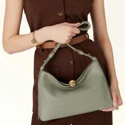 Furla Shoulder Bags|Crossbodies<Sfera Soft Shoulder Bag M agave b