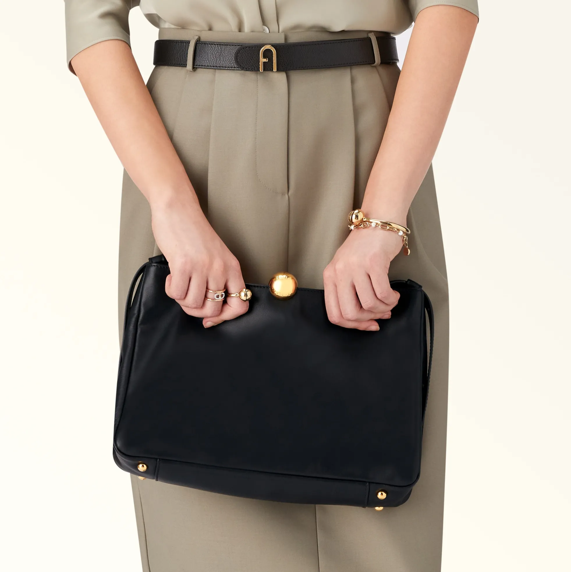 Furla Shoulder Bags|Crossbodies<Sfera Soft Shoulder Bag M nero