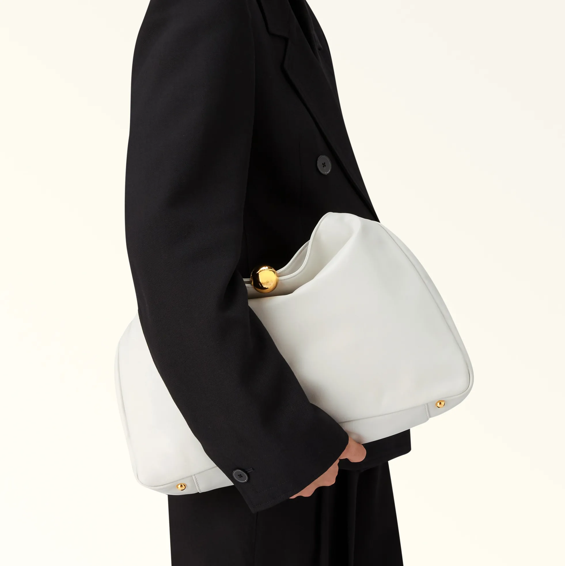 Furla Maxi Bags|Shoulder Bags<Sfera Soft Shoulder Bag L marshmallow