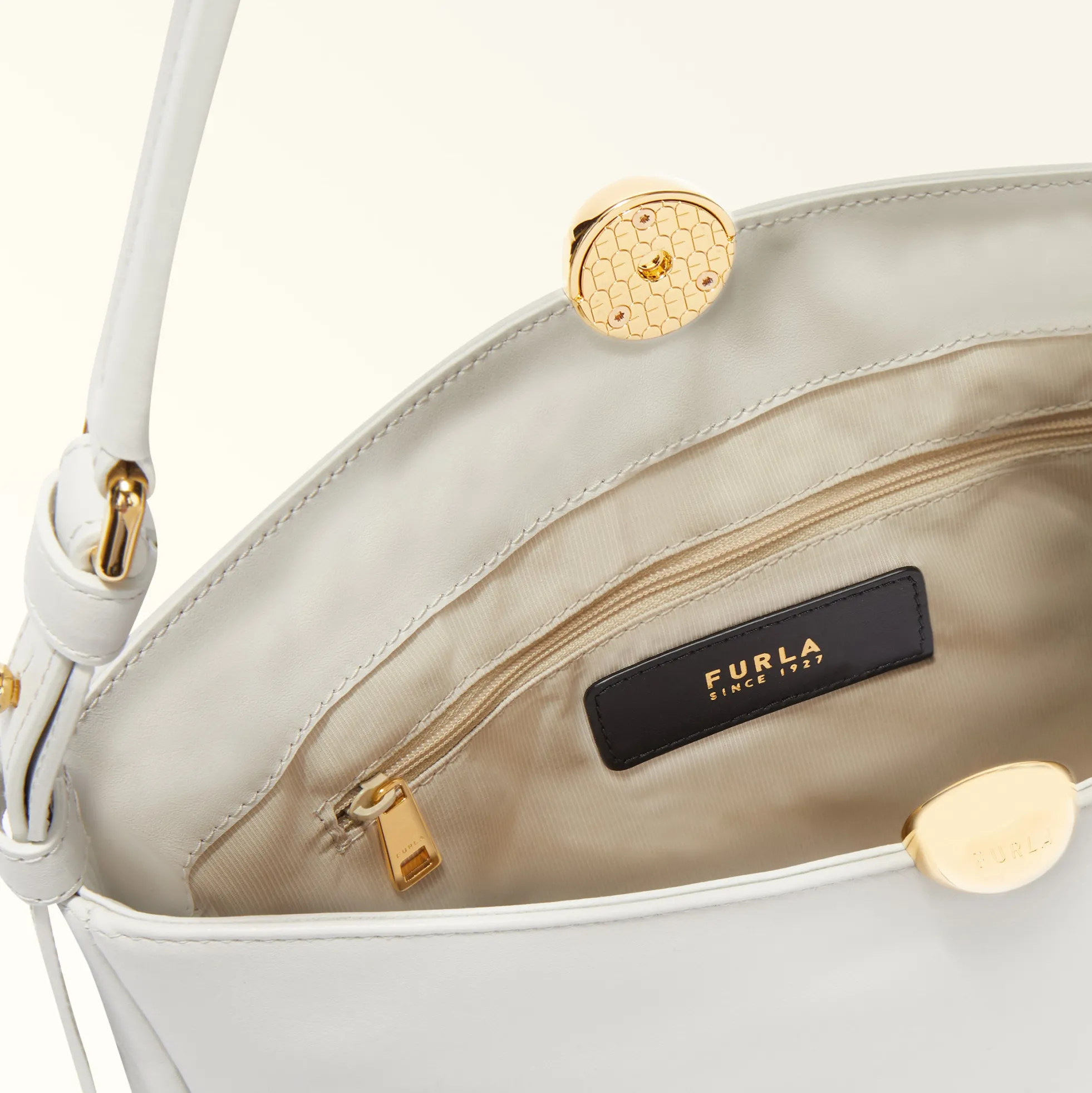 Furla Crossbodies|Shoulder Bags<Sfera Soft Shoulder Bag M marshmallow