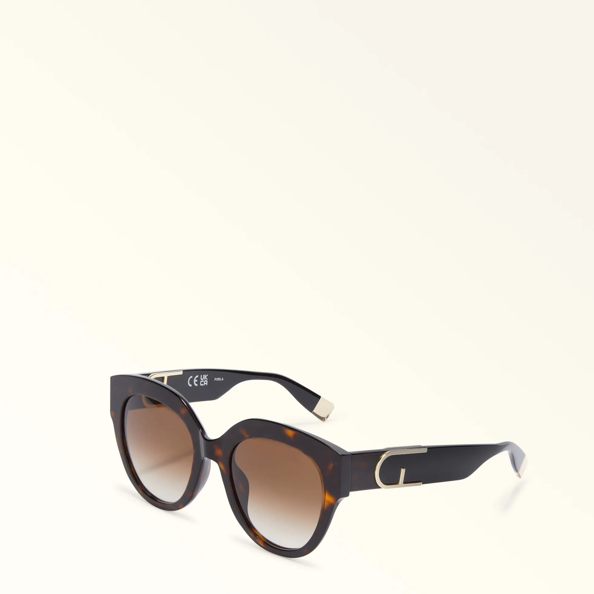 Furla Sunglasses|Sunglasses<Sunglasses dark havana+nero