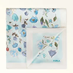 Furla Scarves<Tortona Carré toni acquamarina