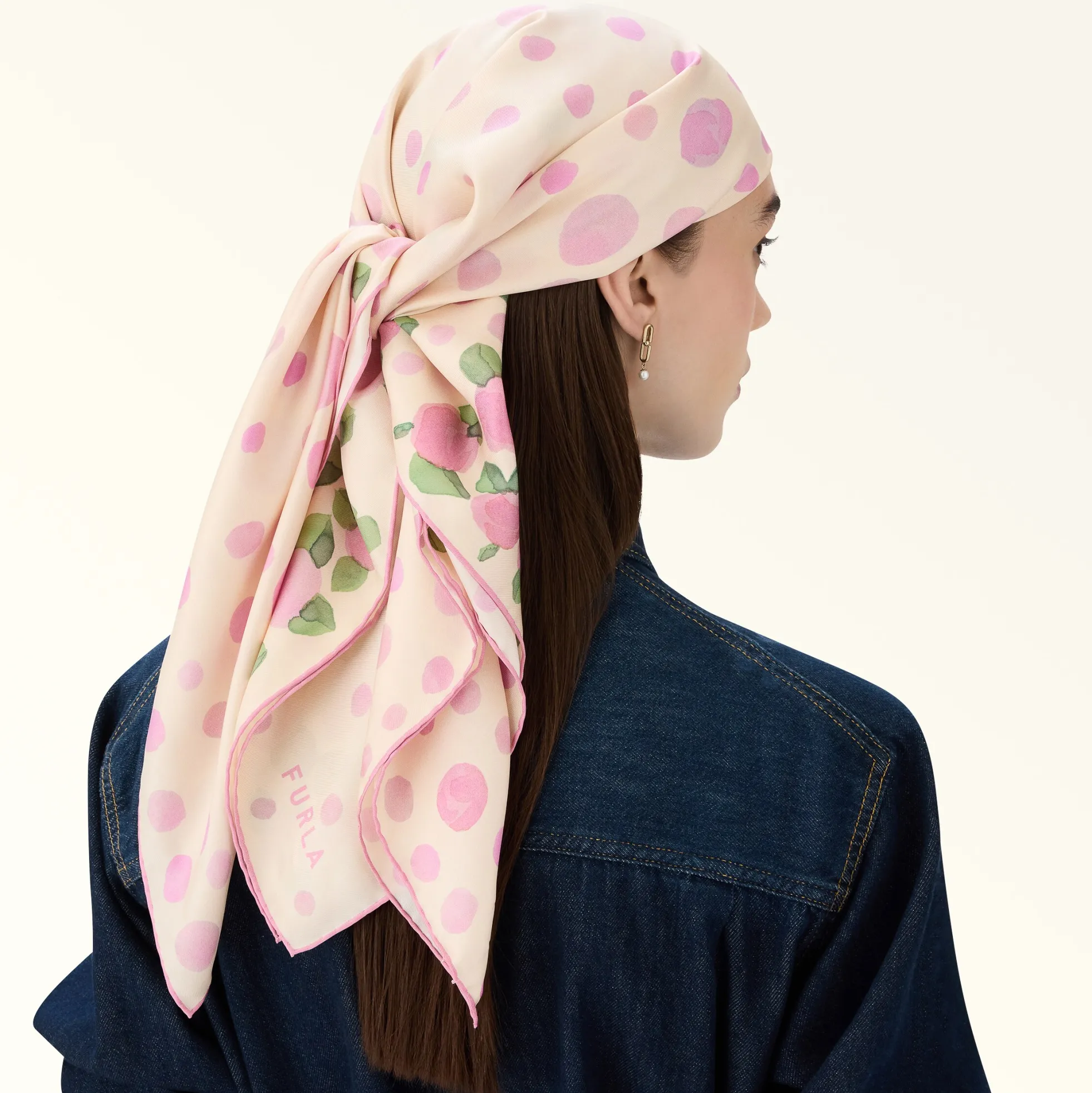 Furla Scarves<Tortona Carré azalea